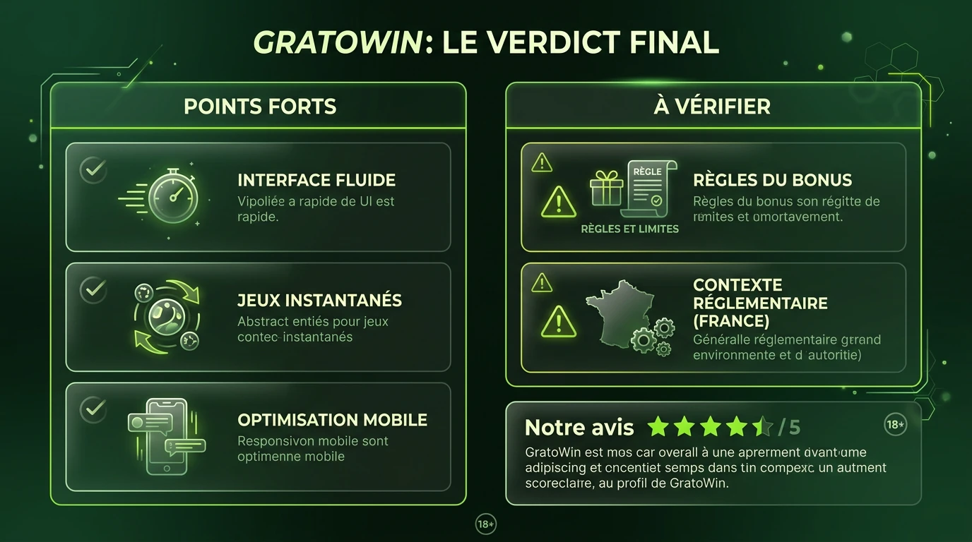 Notre avis sur Gratowin